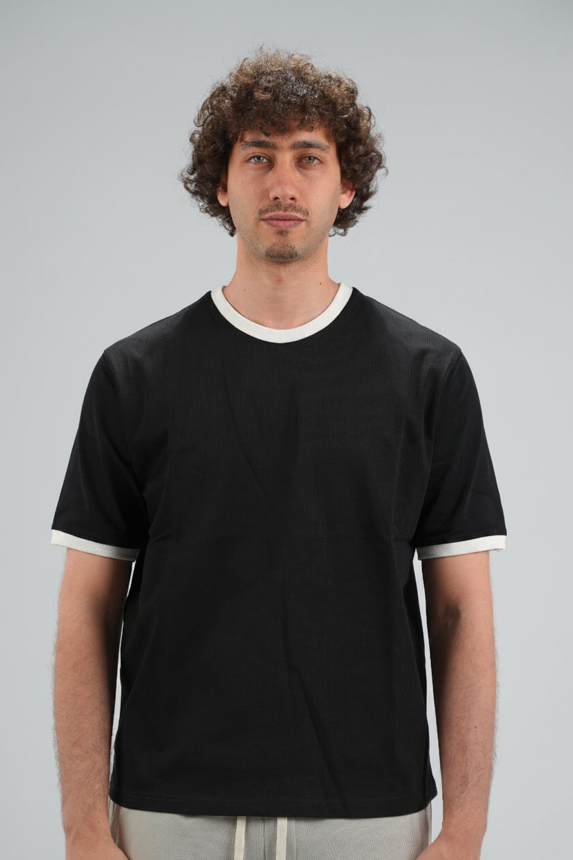 BLACK Ringer Shirt