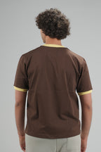 brown Ringer Shirt