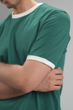 Olive Ringer Shirt