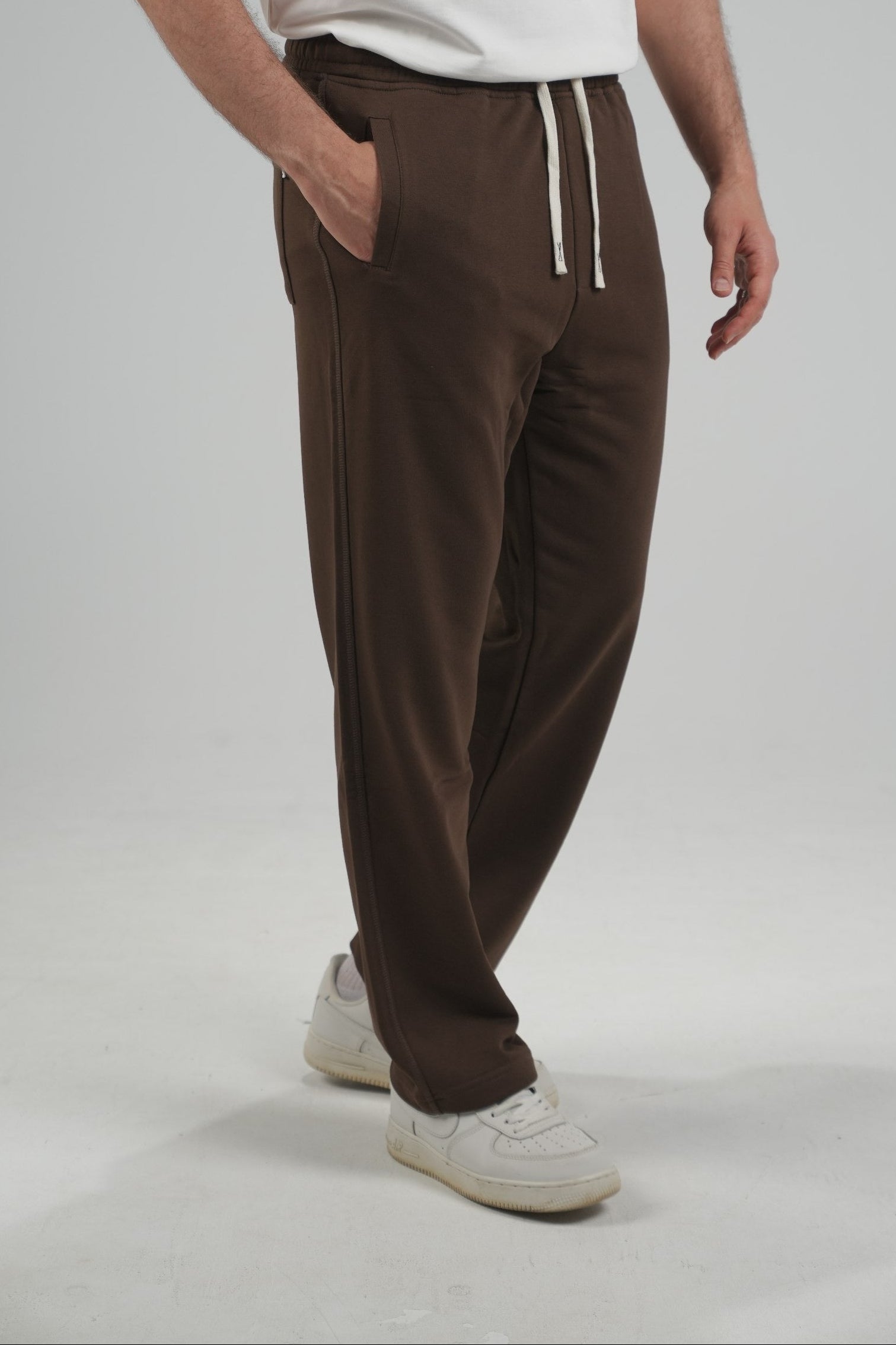 Dark Brown Wide-leg pants