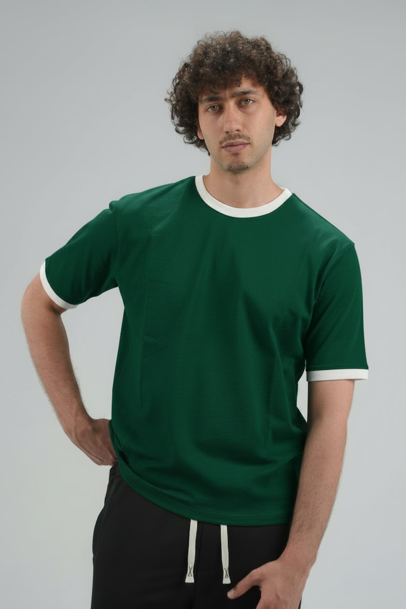 Olive Ringer Shirt