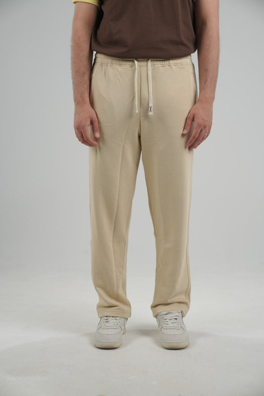 Biege Wide-leg pants
