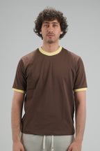 brown Ringer Shirt