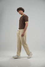 Biege Wide-leg pants