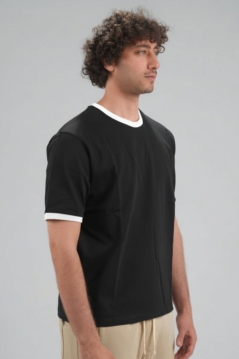 BLACK Ringer Shirt