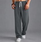 Dark gray Wide-leg pants