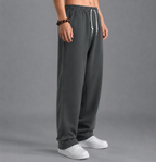 Dark gray Wide-leg pants