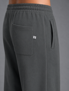 Dark gray Wide-leg pants
