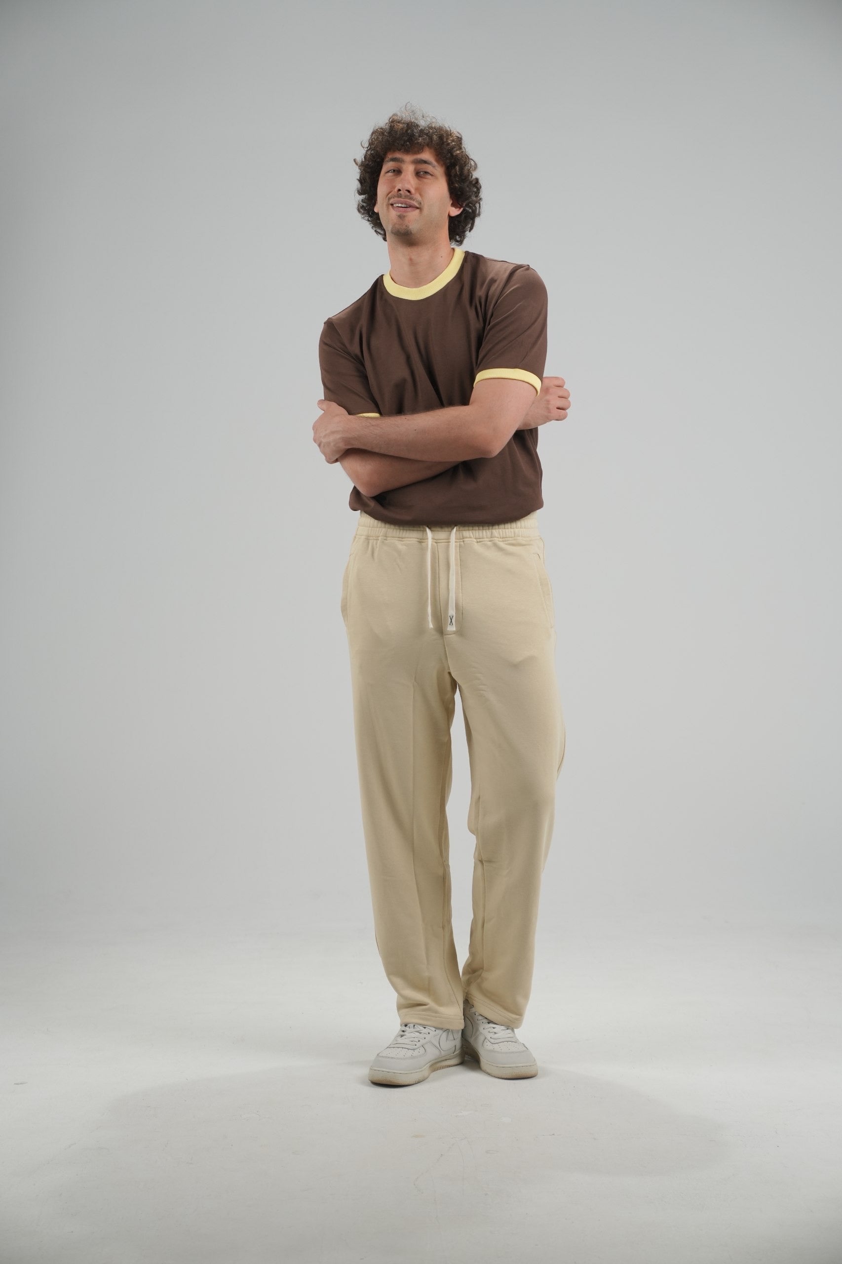 brown Ringer Shirt