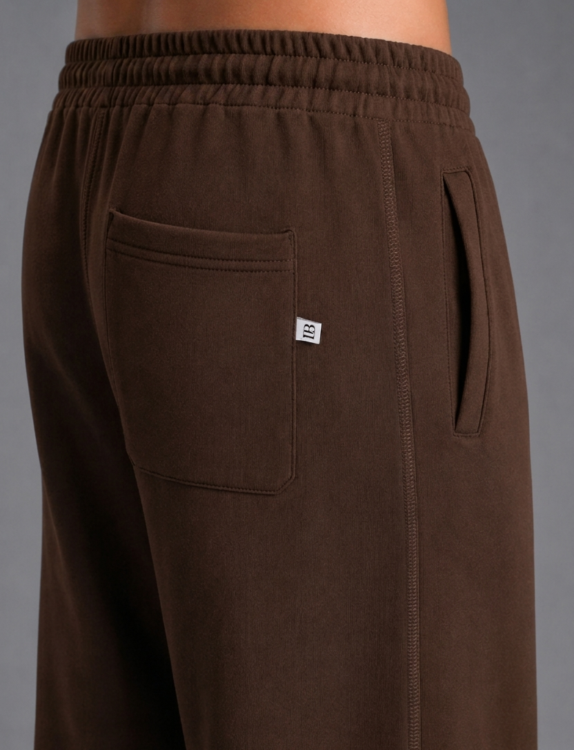 Dark Brown Wide-leg pants