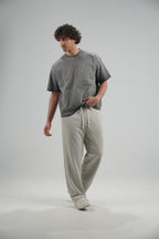 Heather Grey Boxy Fit  T_SHIRT
