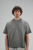 Heather Grey Boxy Fit  T_SHIRT
