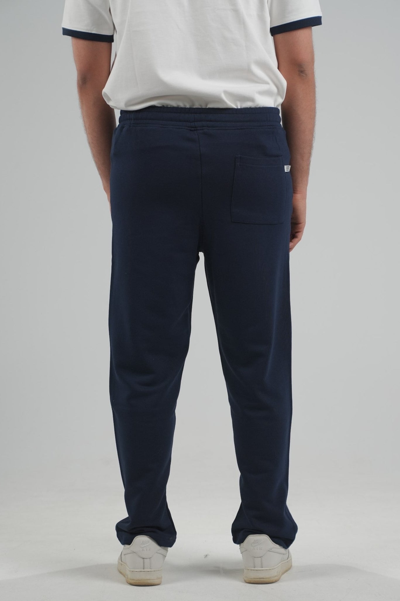 Navy  Wide-leg pants