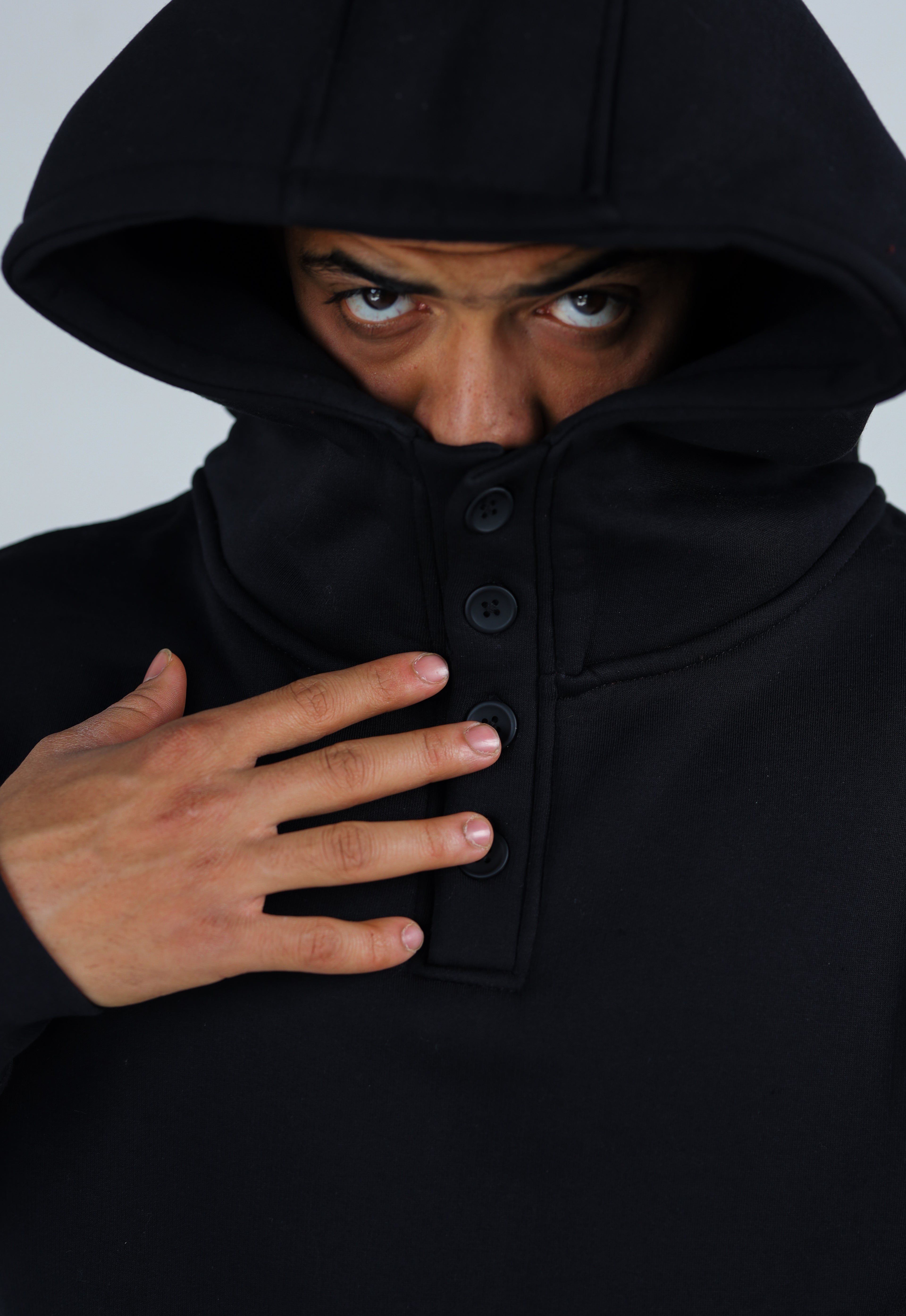 Button hoodie